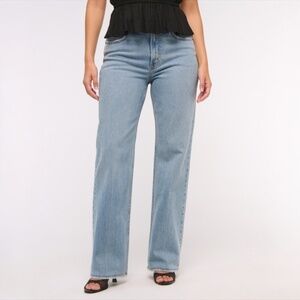 ABERCROMBIE & FITCH A&F Curve Love High Rise 90s Relaxed Jeans 28/6R